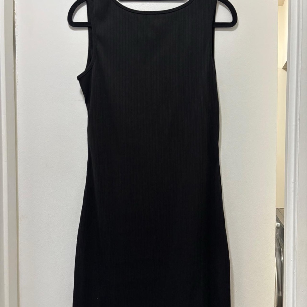 Black Backless Mini Dress